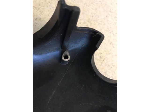 2003-2007 CADILLAC CTS STEERING COLUMN BEZEL TRIM BLACK USED OEM! 