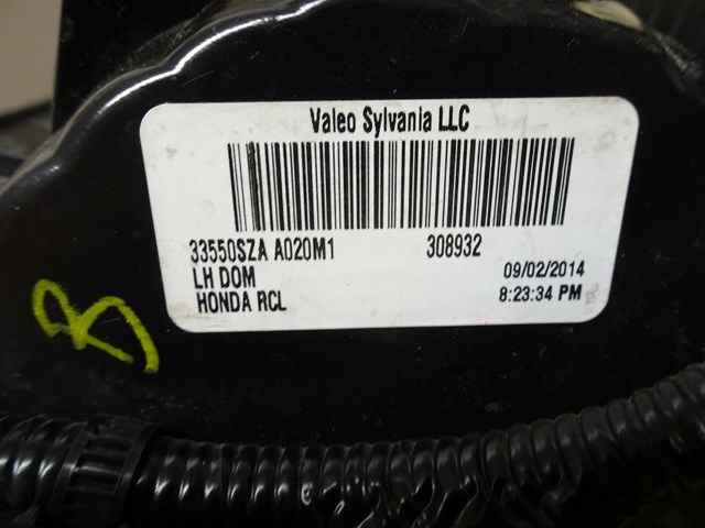 PILOT  2012-2013-2014-2015  TAILLIGHT DRIVERS SIDE  OEM  USED 33550SZAA02