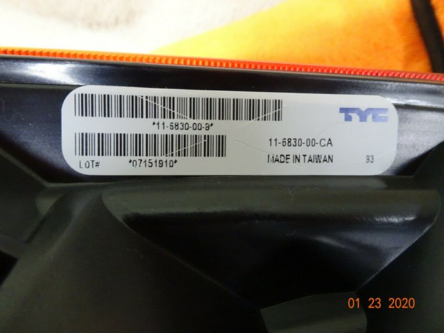 Honda PILOT 2016-2018 TAILLIGHT DRIVERS SIDE WITH BULBS TYC NEW