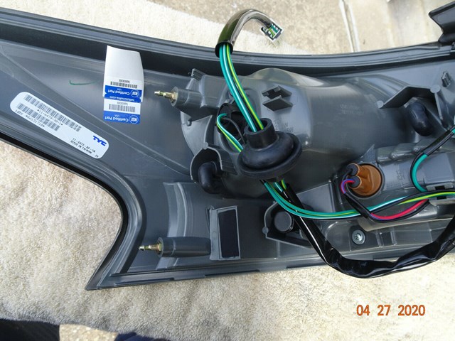 ALTIMA 2014 - 2015 TAILLIGHT PASSENGER SIDE DEPOT NEW