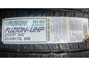 Brand New Fuzion 225 45 R17 XL Tire