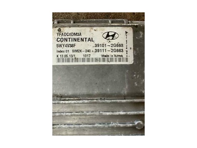 Engine/motor Brain Box HYUNDAI SONATA 11 12 13 14