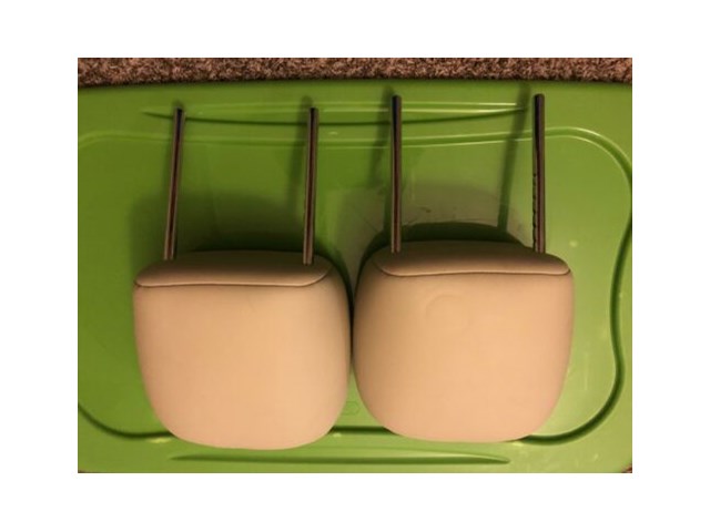 Infiniti QX80 Front Headrest Set Tan Leather OEM 2011-2018