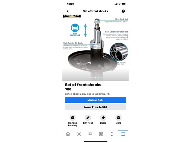 2000 Toyota RAV4 Shock