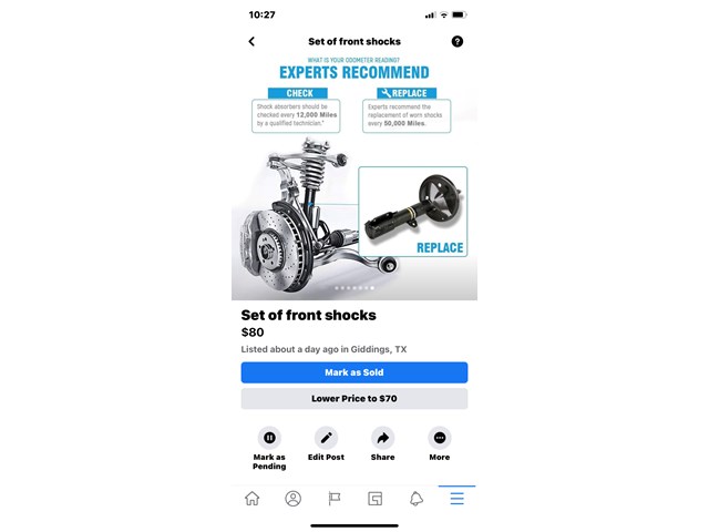 2000 Toyota RAV4 Shock