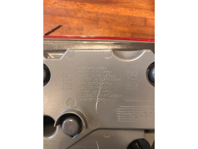 2015 Jeep Grand Cherokee Tail Light