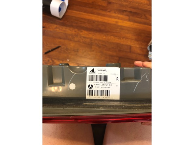 2015 Jeep Grand Cherokee Tail Light