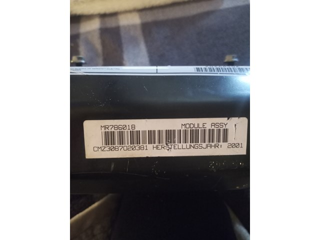 2001 Mitsubishi Galant Air Bag