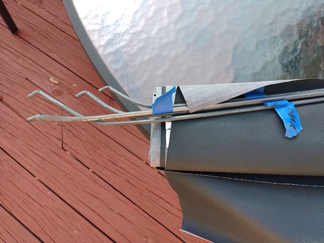 4 headliner steel bows for a 1969-1970 Ford Mustang fastback