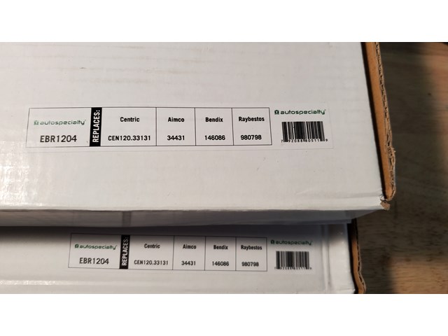 2013 Volkswagen Passat Rear Brake Components - Powerstop®  EBR1204 Rear OE Stock