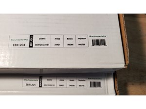 2013 Volkswagen Passat Rear Brake Components - Powerstop®  EBR1204 Rear OE Stock