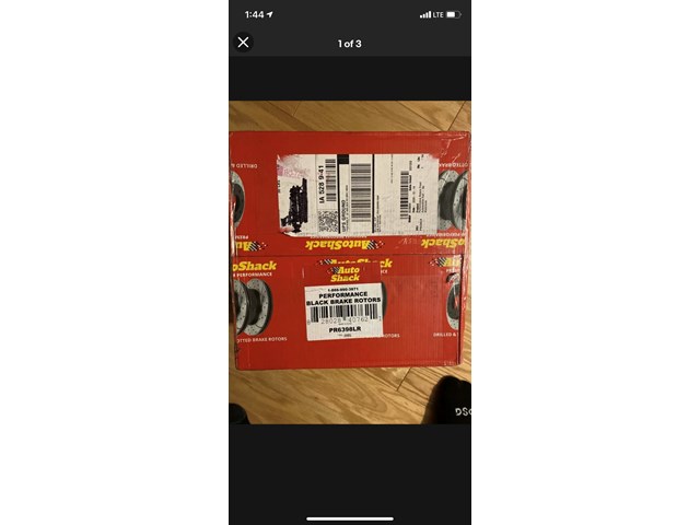  Auto Shack PR6398LR Front Set 2 Drilled Slotted Performance Brake Rotors 5 Stud