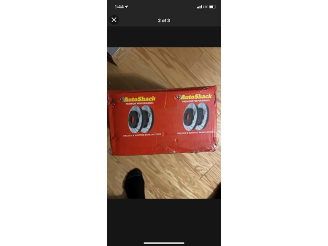  Auto Shack PR6398LR Front Set 2 Drilled Slotted Performance Brake Rotors 5 Stud