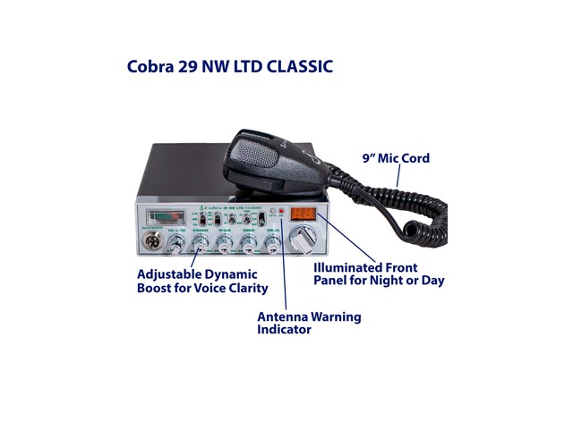 Cobra Pana Pacific PNS29NW CB Radio with Nightwatch Accessory