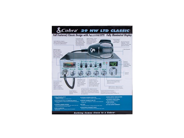 Cobra Pana Pacific PNS29NW CB Radio with Nightwatch Accessory