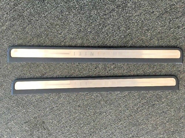 2007 2008 INFINITI G35 Sedan FRONT RIGHT LEFT SCUFF PLATE OEM
