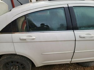 2008 Chrysler Sebring Right Rear Door Assymbly White In Color Code Pw1 Power