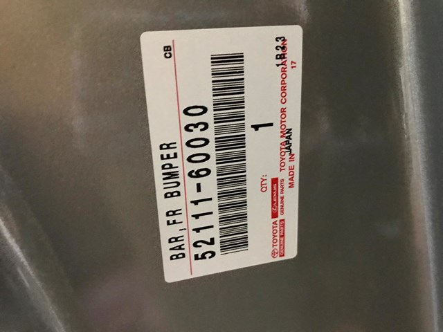 1969 - 1984 Toyota Land Cruiser Front Bumper NEW