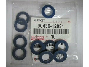 90430-12031 Genuine -Oil Drain Plug Washer Gaskets (set of 10) Ship Discount Avl