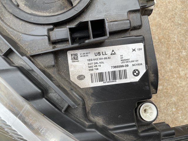 OEM 2016 BMW 328i (F30) Headlights