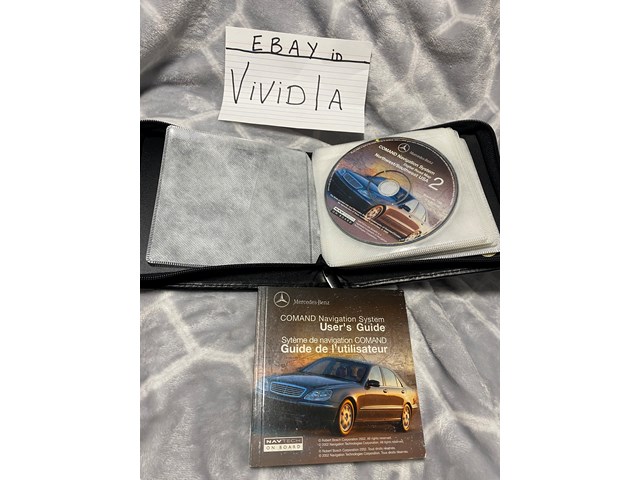 2002 Mercedes S500 s430 Oem navigation disc cd set guide command s55 s600 oem