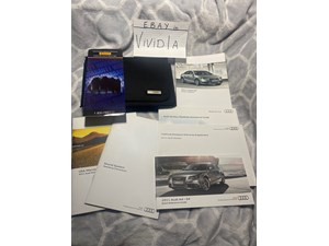 2011 Audi A4 Owners Manual set OEM case booklet book navigation audio guide