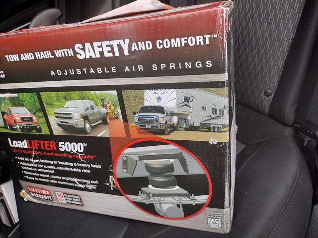 2012 Dodge Ram 2500 Air Bag for Hauling/Towing