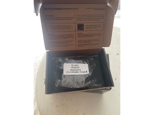 2015 Honda Accord Brake Pads