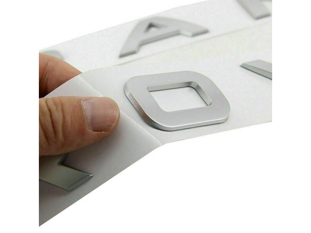 1 set Range Rover hood/trunk Badge chrome 