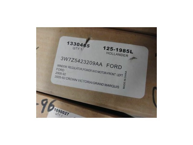 Driver Left Front Window Regulator Fits 99-11 CROWN VICTORIA 31620