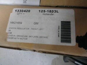 Driver Left Front Window Regulator Electric Fits 92-98 ACHIEVA 31616