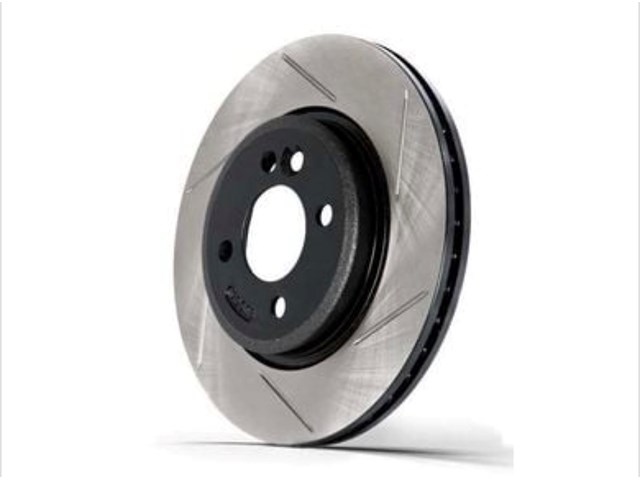 STOPTECH SPORTSTOP SLOTTED FRONT BRAKE ROTORS FOR 02-08 SUBARU IMPREZA WRX