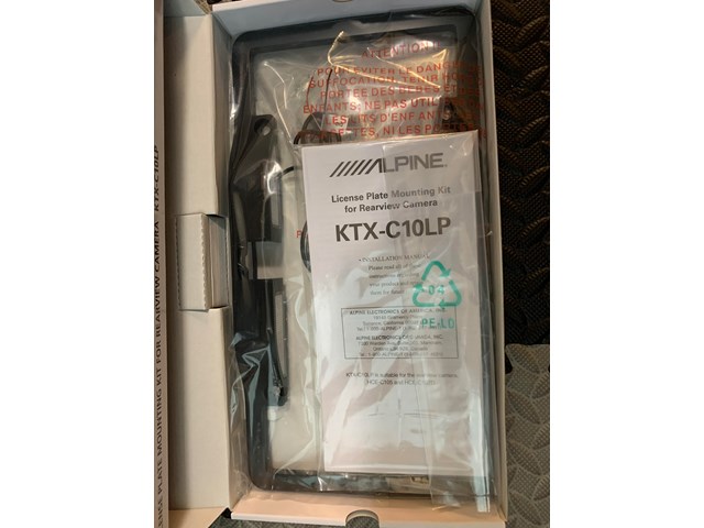 Any Vehicle- Unassigned License Plate Bracket Mounting Kit for Rearview Camera