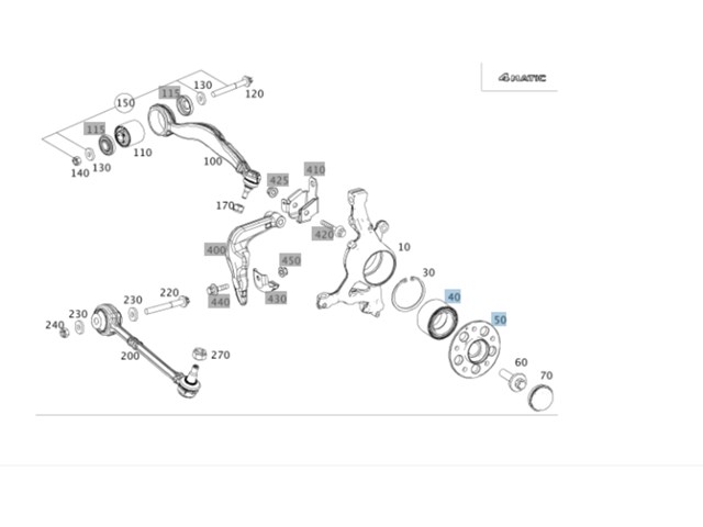2014 Mercedes E63 AMG s Front Wheel Bearing