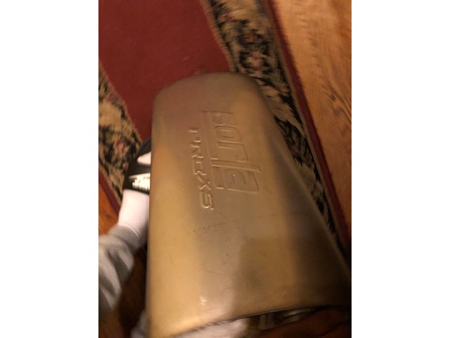  Borla Pro XS Center/Offset Oval Muffler; 2.25-Inch (Universal Fitment)