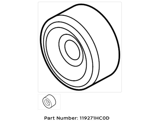 2018 Nissan Versa Pulley / Idler 