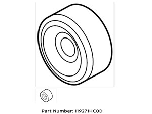 2018 Nissan Versa Pulley / Idler 