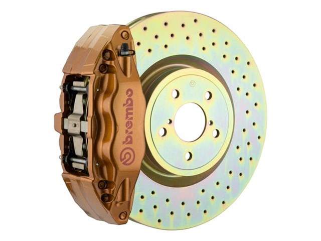Gold brembo Brake caliper