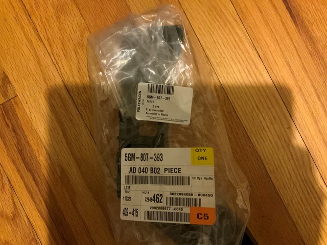 2017 Volkswagen GTI Rear Bumper Reinforcement