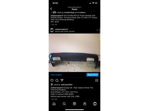 2018 Dodge Challenger Rear Valance