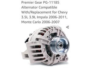2008 Chevy Impala Alternator