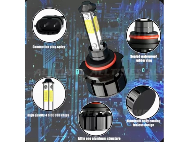 LED Headlight Bulbs 2 pack EVERY BULB SIZE AVAILABLE TO REPLACE ANY VEHICLE’S HA
