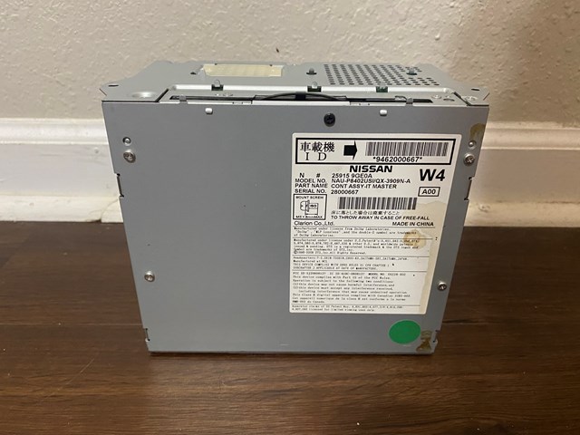 2013 Nissan Armada Radio Stereo CD Receiver