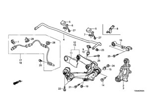 2016 Honda CRV Knuckle Support