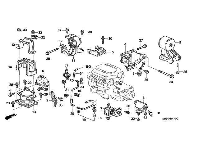 2006 Honda Odyssey Engine Mount