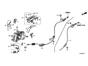 13-17 Honda Accord Shift Boot