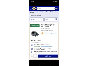 1997-2005 Ford Fseries Power Steering Gear box 