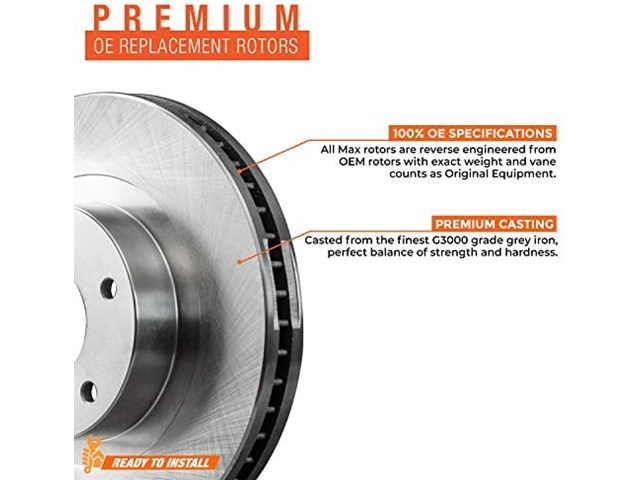 2016 Toyota Highlander Rear Brake Pads & Rotors