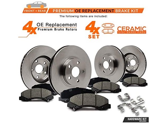 2016 Toyota Highlander Rear Brake Pads & Rotors