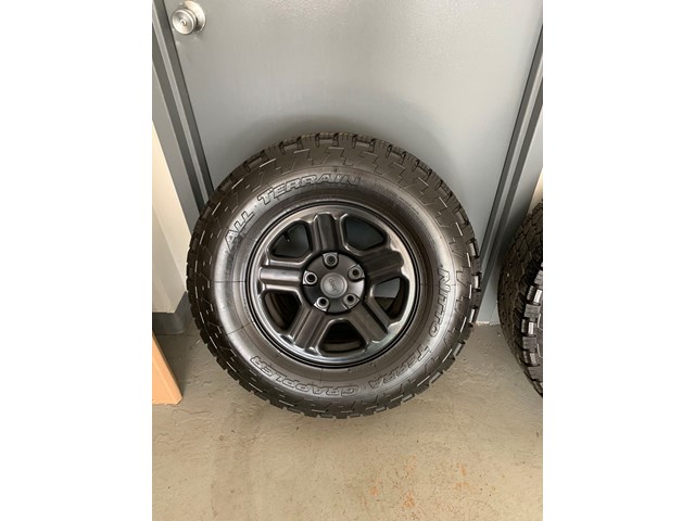2017 Jeep Wrangler  set of rims and Tires